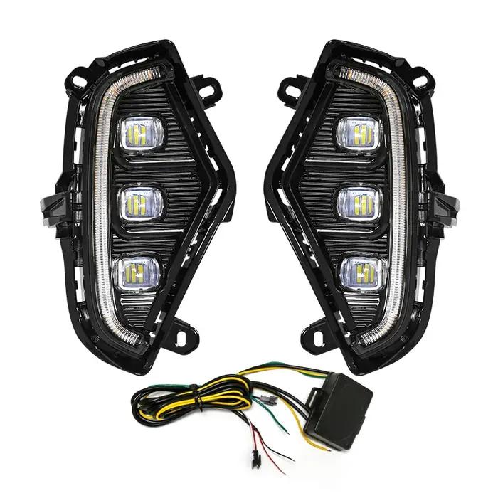 Feu de jour DRL Led antibrouillard Toyota RAV4 2019 2020 2021, clignotant, accessoires