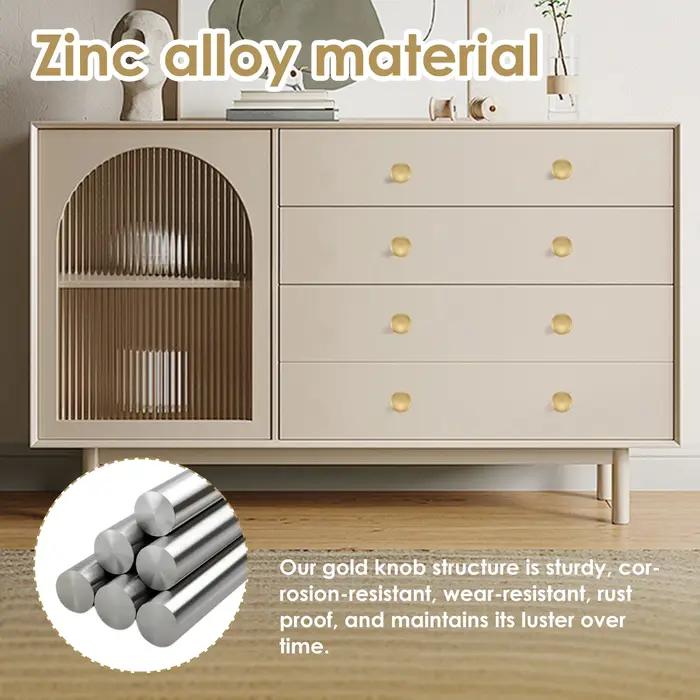 25 pièces ensemble de boutons de tiroir poignées d'armoire en alliage de Zinc boutons de commode en