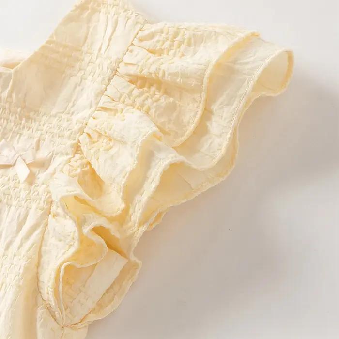 Robes de princesse d'été pour filles Dave Bella, 7-13 ans, robe de fête à manches courtes pour enfan