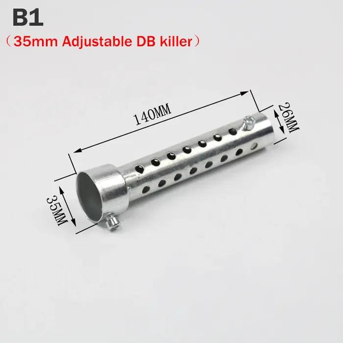 Silencieux d'échappement réglable DB Killer, 35mm 42mm 45mm 48mm 60mm, réduit le bruit, éliminateur