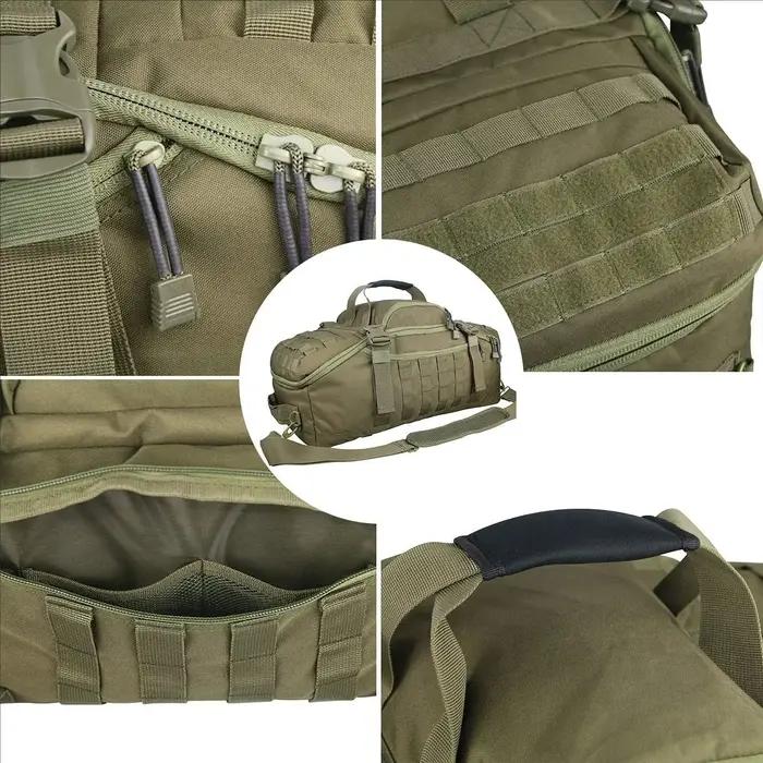 30L 45L 80L sac polochon de voyage sac à dos tactique militaire avec sangle réglable sac de week-end pour hommes femmes