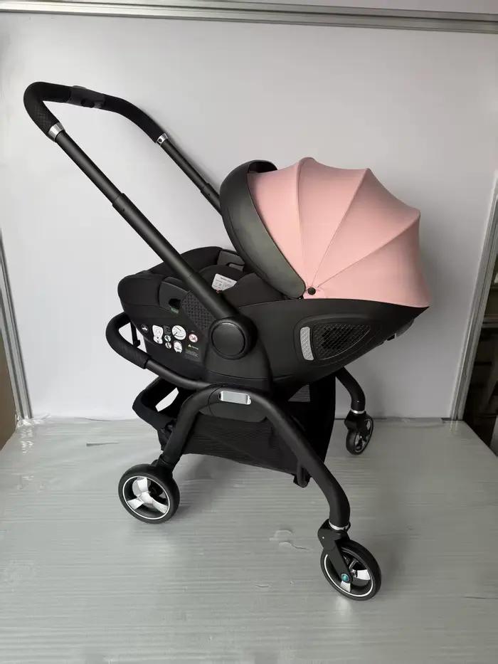 Poussette bébé 4-en-1 expédiée depuis l'UE avec base ISOFIX, siège auto enfant et poussette nouveau-