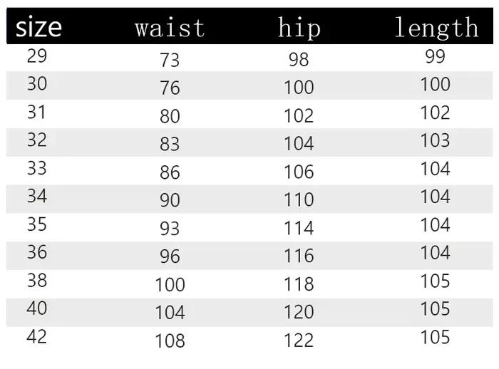 Pantalon d'été pour homme 29-42