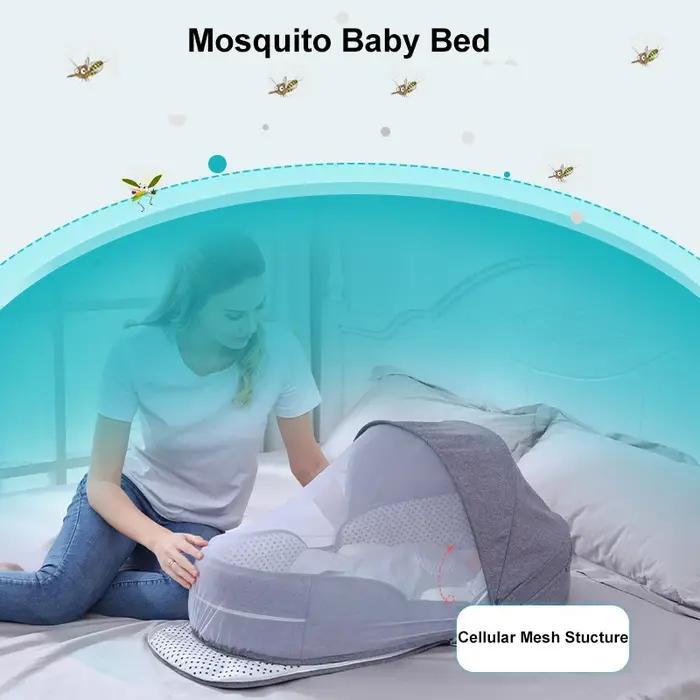 Moustiquaire Berceau Portable Polyester Haute Qualité Protection Total Moustiques Insectes Lits Bébé Berceaux Portables Lit Voyage Occasions Spéciales