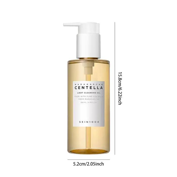 SKIN1004 Huile nettoyante légère à la Centella de Madagascar, texture légère, non grasse, cosmétique