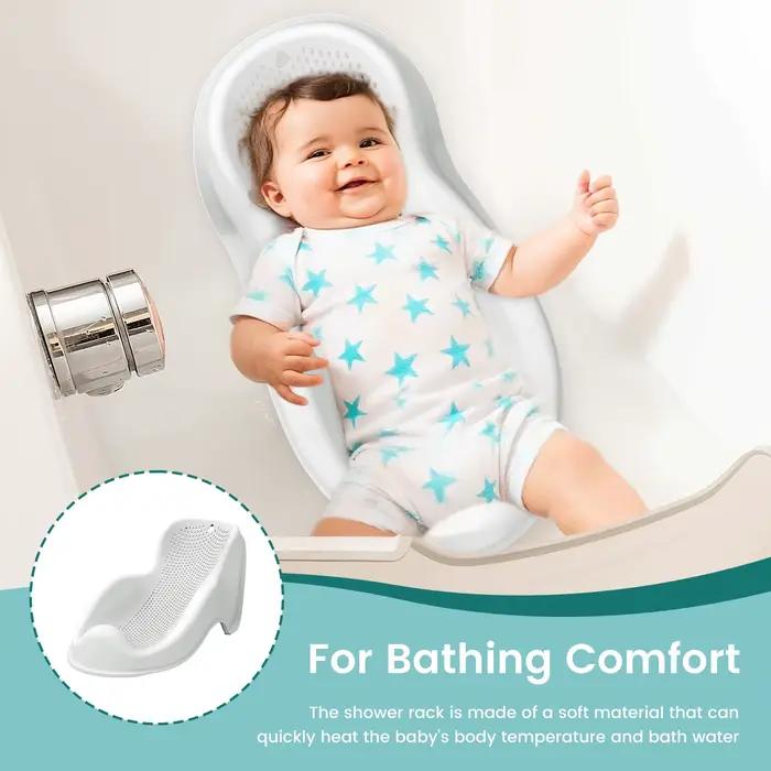 Support de bain doux pour bébés nouveau-nés conception ergonomique séchage rapide antislip bain confortable sécurité bébé occasions spéciales