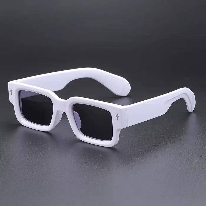 Lunettes unisexes à monture carrée en plastique, Style Simple et décontracté, à la mode, adaptées à