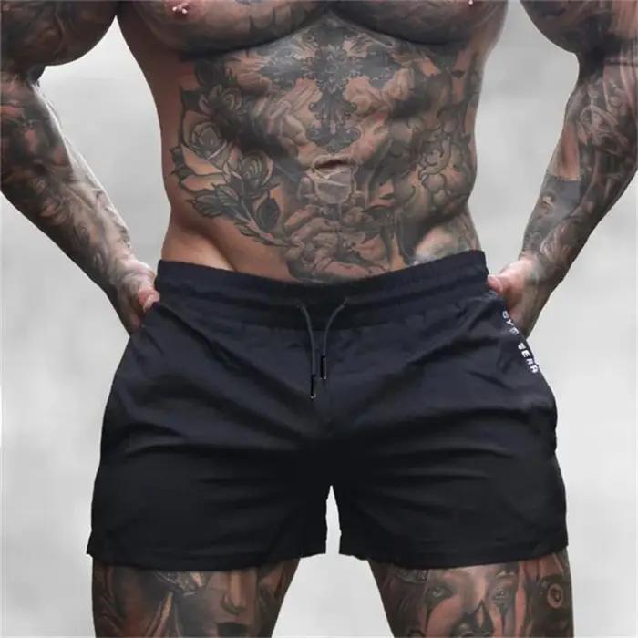 2024 été Gym Fitness hommes Shorts pantalons de survêtement mince mode hommes Marathon course Shorts