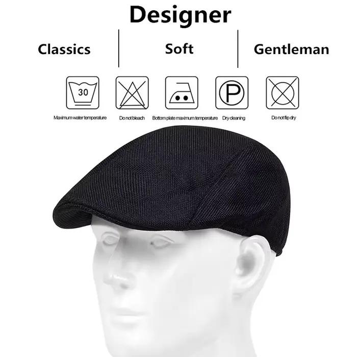 Casette solide pour hommes, chapeaux de Golf décontractés en plein air, tendance de rue, printemps e
