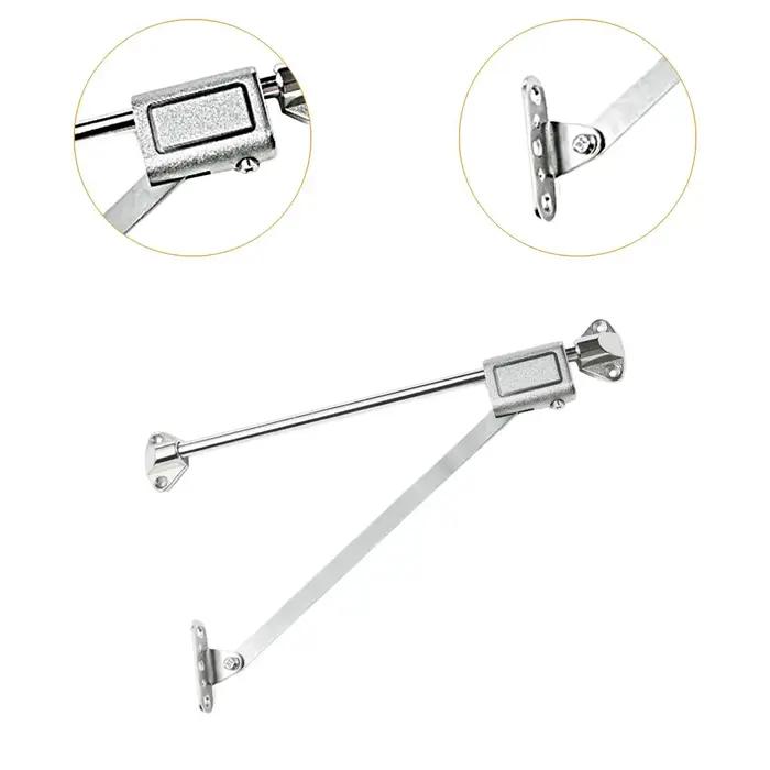 Support de porte rabattable pour placard résistant à l'usure installation facile couvercle de chute domestique barre de rail coulissante pour rangement efficace et élégant