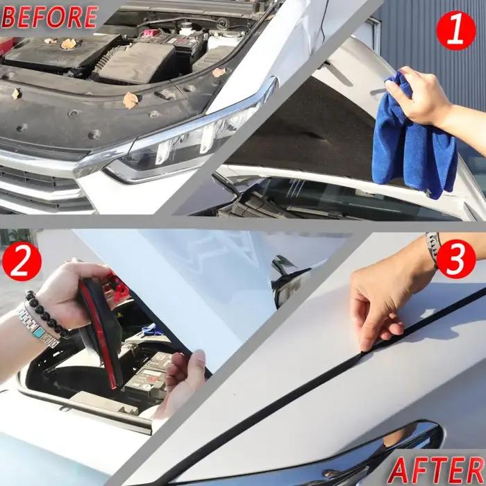 Bande d'étanchéité universelle pour porte de capot de voiture, garniture de Type Z de 4M, bande d'ét