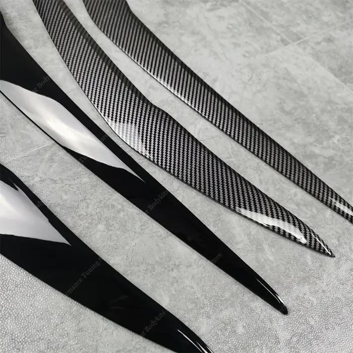 2 pièces ABS brillant phare mauvais sourcils paupières pour BMW F20 F21 1 série 116d 118i 120i 120d