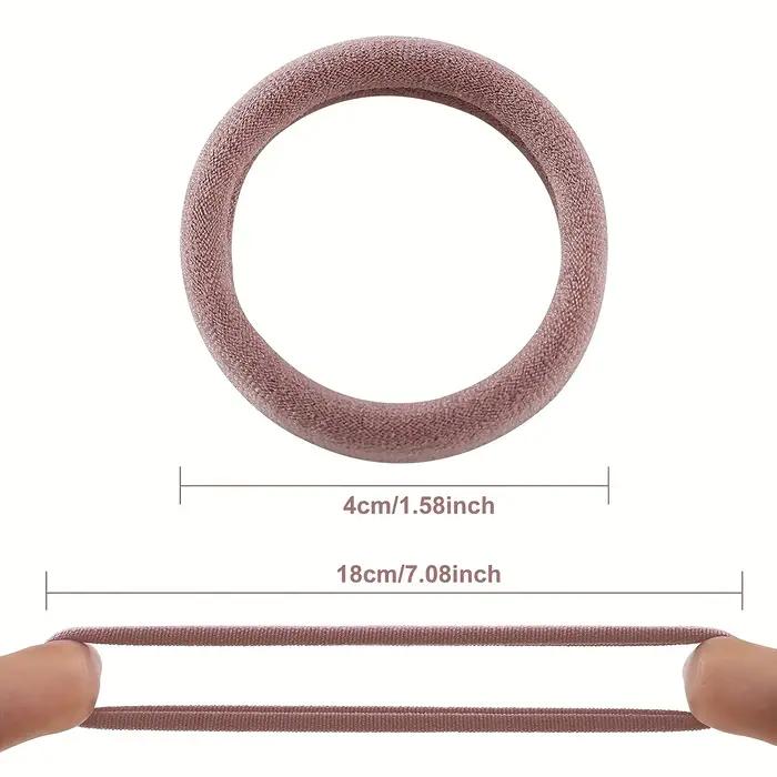 50 pièces/ensemble nouvelles femmes filles bonbons couleurs Nylon basique Scrunchie cheveux cravate