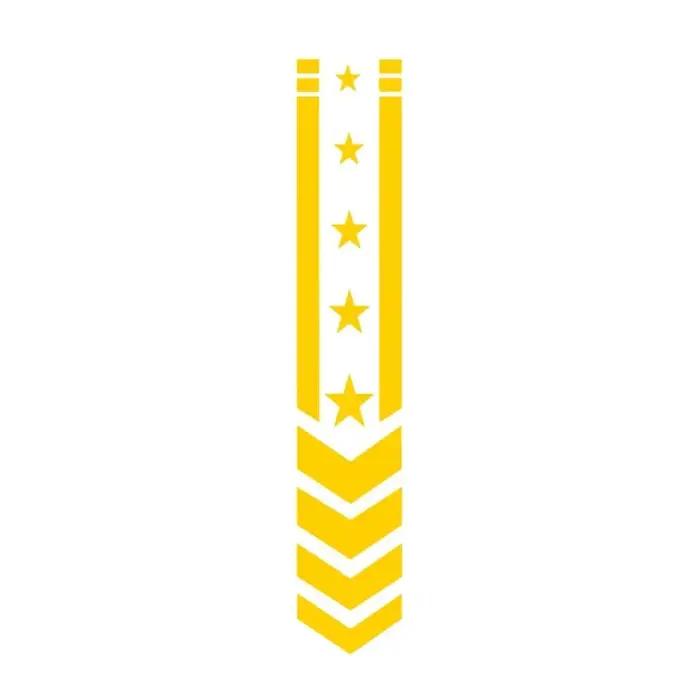 Autocollants de garde-boue Star Arrow Strihear, autocollants de coulée de moto, conduite de sécurité