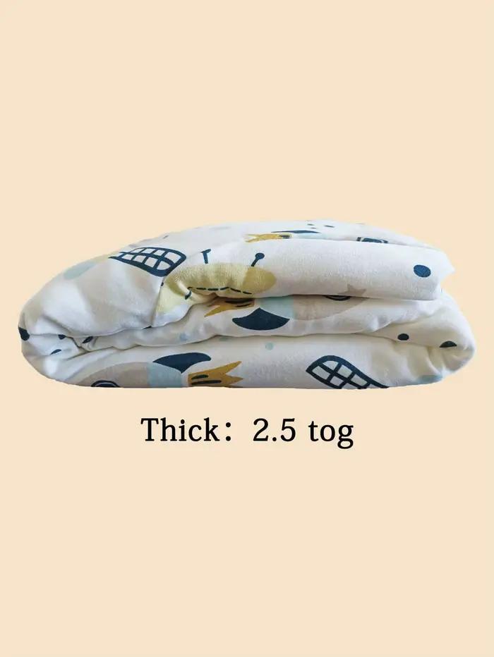 Sac de couchage mince 2.5 Tog pur coton - Couette anti-coup de pied printemps automne 0-3 ans