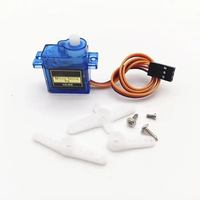 Servomoteurs SG90 9g pour bricolage robotique RC voiture jouet avion Arduino UNO montage 180 360 degrés kit sans engrenage métallique