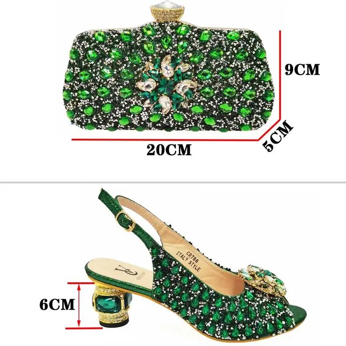 NigWin-Chaussures et sacs argentés pour femmes, chaussures et sacs de fête, mode africaine, chaussur