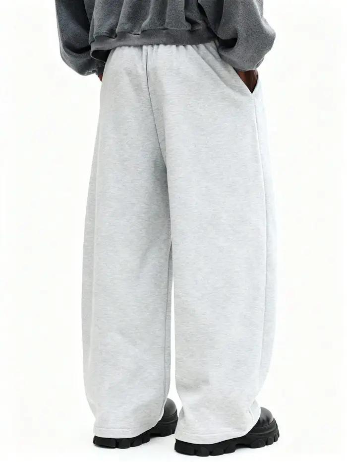 Pantalon de survêtement décontracté avec cordon de serrage, jogging chiné, pantalon de salon décontr