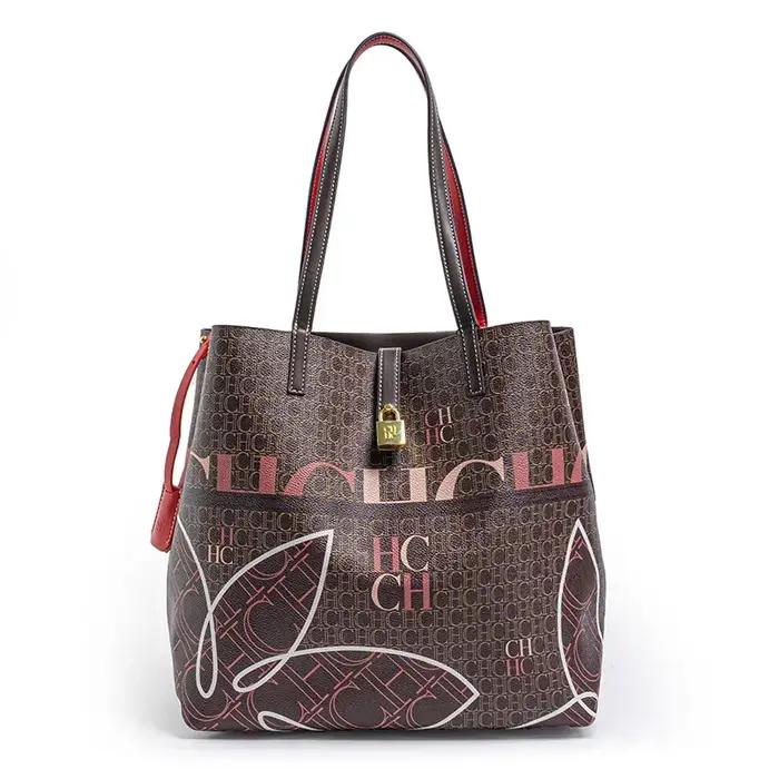 CH – sac à main de banlieue de grande capacité pour femmes, Design imprimé Unique, Style atmosphère
