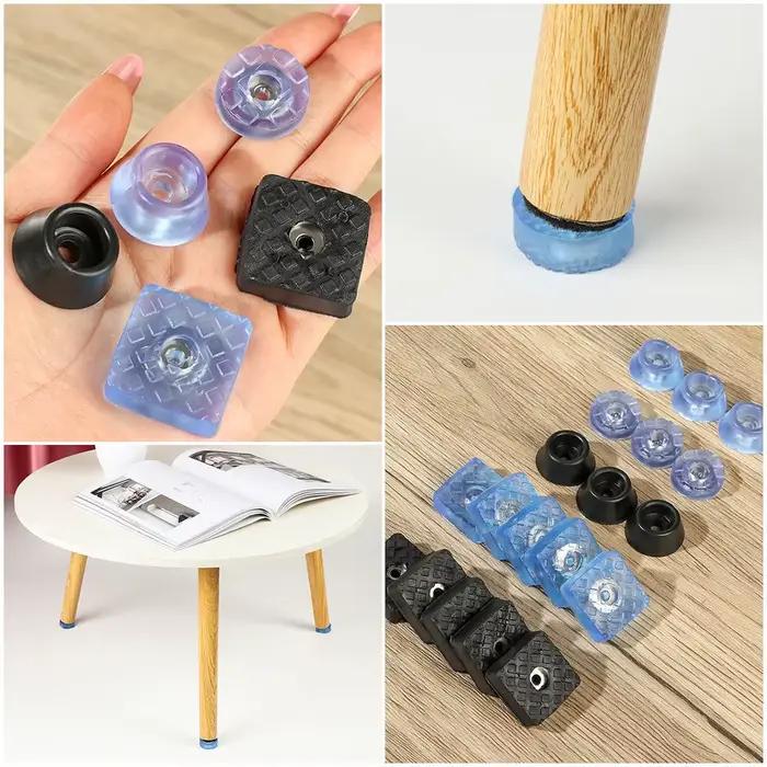 Pieds de Table et Chaise Antidérapants pour Meubles, Protection de Plancher en Bois, Tampon à Vis No