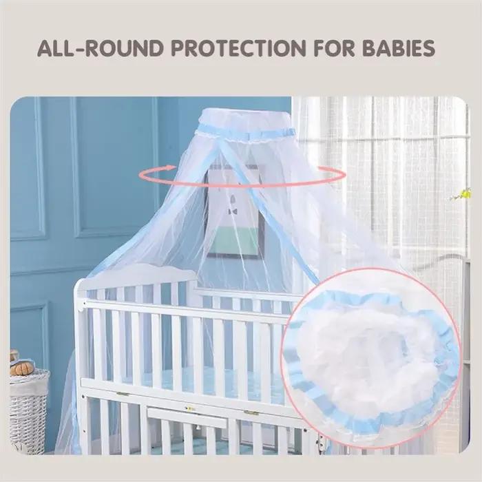 Moustiquaire d'été bébé moustiquaire lit berceau lit suspendu rideau lit pliable tente lit bébé protection insectes chambre bébé occasion spéciale été voyage