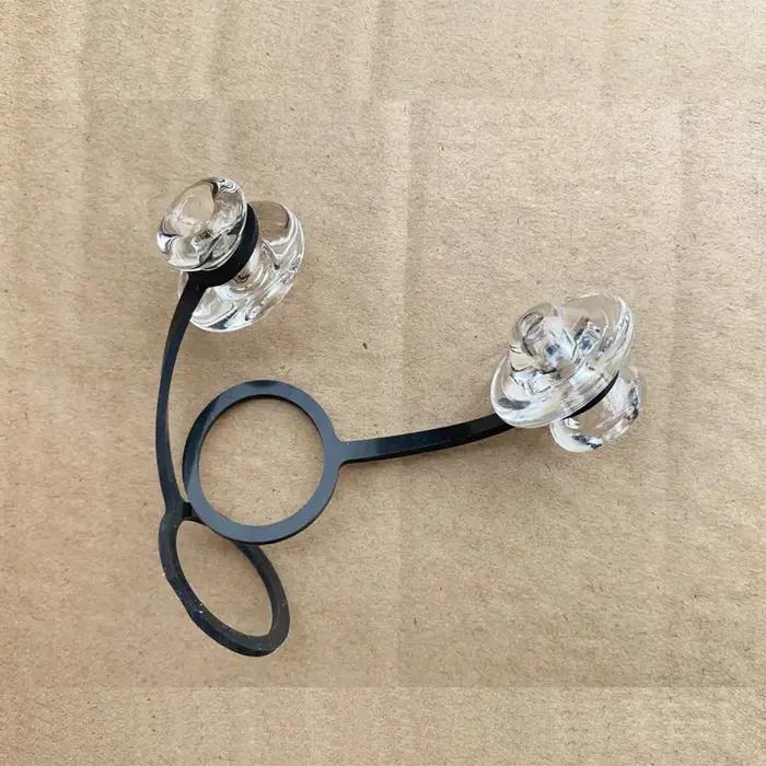 Bouchon de chambre Dabcool W2, accessoires en verre, 2 pièces/lot
