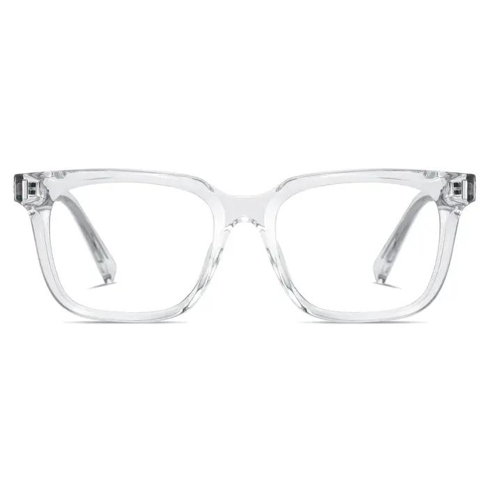 Kachawoo anti lumière bleue lunettes TR90 acétate hommes lunettes carrées cadre pour femmes tendance