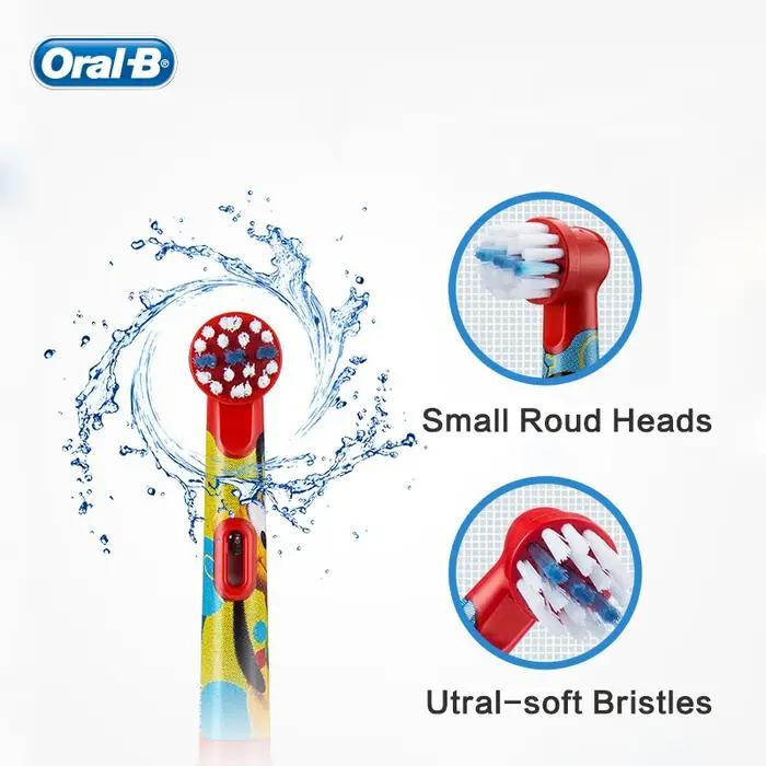 Têtes de brosse de rechange Oral B originales dessin animé pour Oral B enfants brosse à dents électr