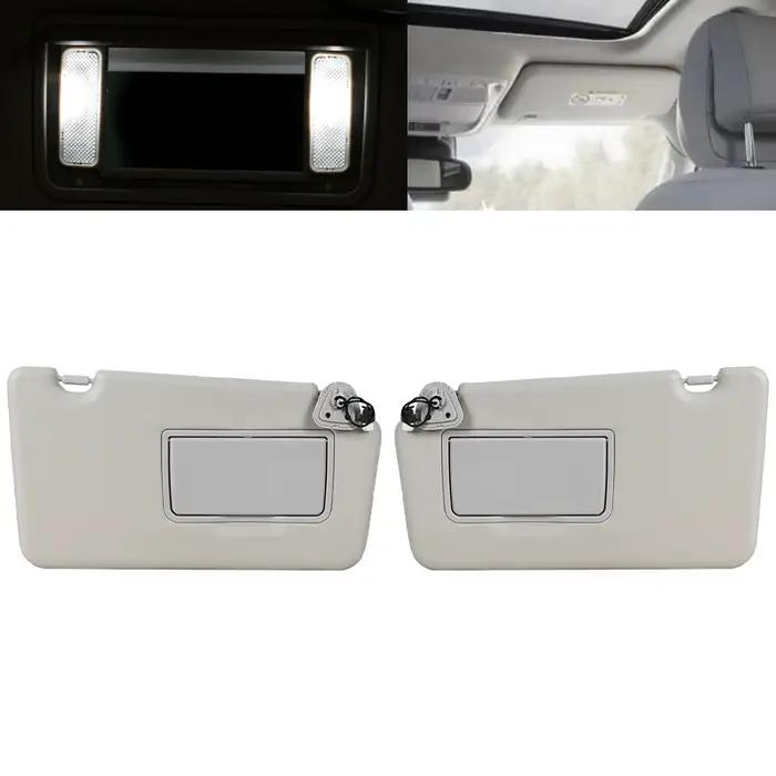 Pare-soleil avant de toit de voiture avec lumière de miroir de maquillage, pare-soleil pour Renault