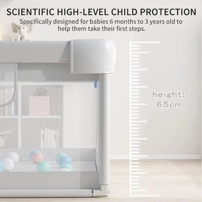Grand parc bébé pour enfants avec protection en mousse aire de jeux bébé pour 0 ~ 6 ans enfants foss