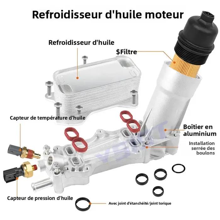Refroidisseur d'huile en aluminium 68105583AF