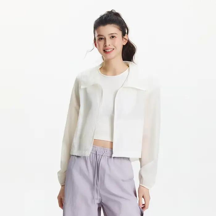 Veste UV Femme Semir 2026 – Col court, coupe ample, sensation fraîche, style décontracté élégant, do
