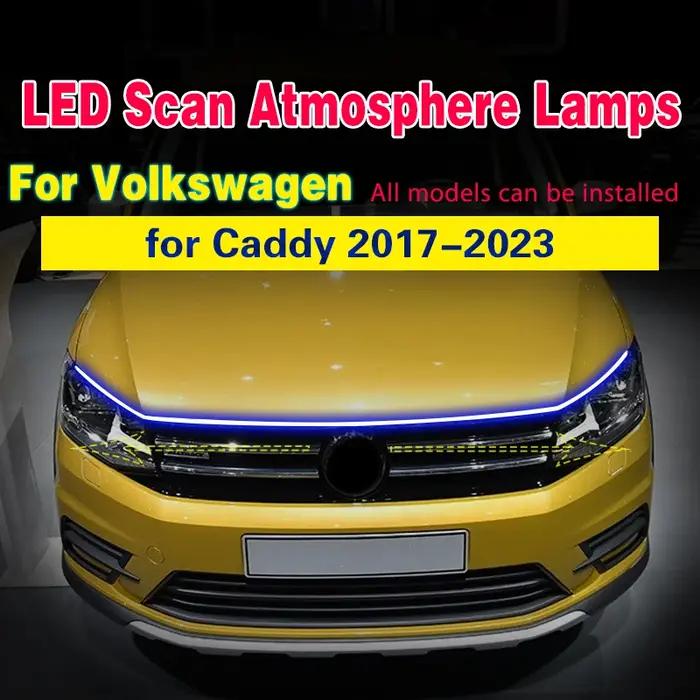 Feu antibrouillard avant de voiture, étanche, Flexible, avec balayage de démarrage, lampe LED univer
