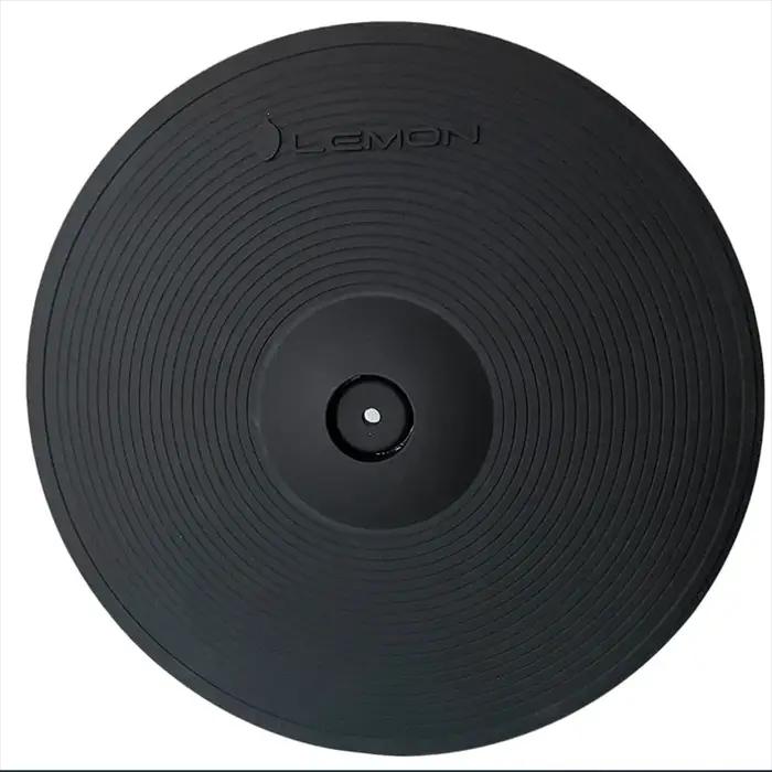 Cymbale à tambour citron 15 "2 zones 3 zones cymbale crash avec starter entièrement couvert pour kit