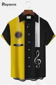 Chemise décontractée à manches courtes pour hommes, graphique de la vie marine, chemises à revers bo