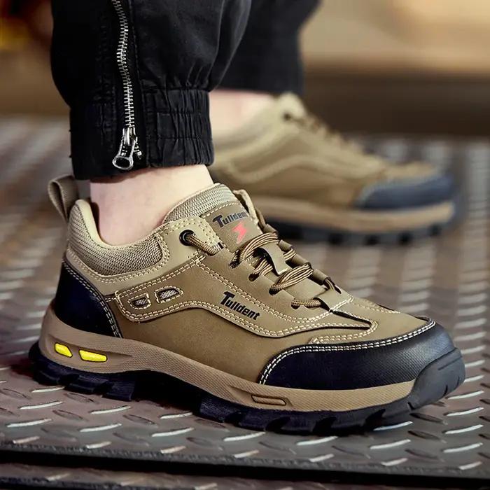 Chaussures de sécurité de travail pour hommes, bottes de sécurité Anti-écrasement, Anti-perforation,