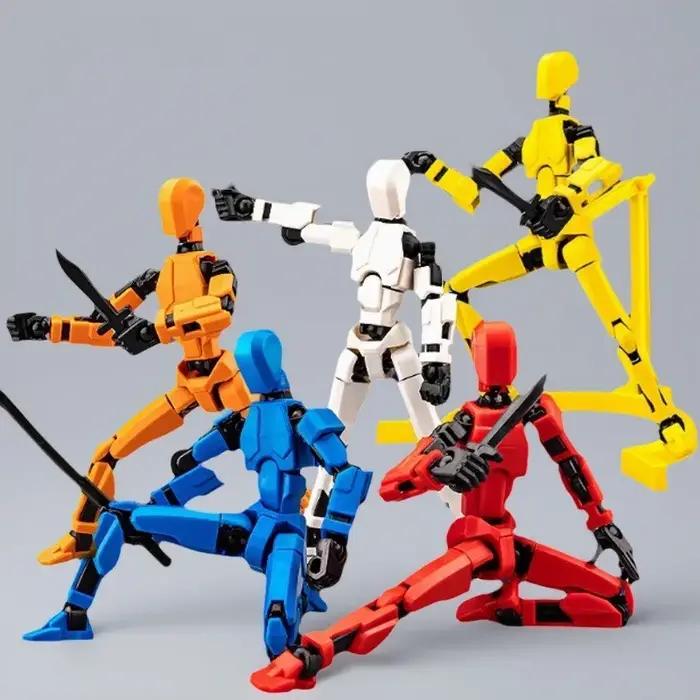 Poupée d'action Titan, Robot de Transformation Mobile multi-articulé, poupée d'action portable T13,