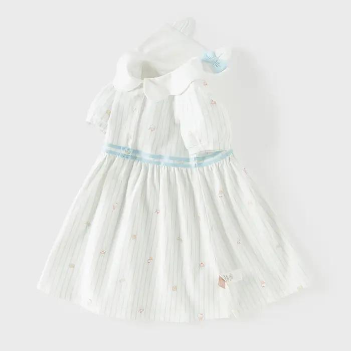 Robe d'été à rayures pour fille Dave Bella, robe de princesse mignonne et élégante pour enfants, man