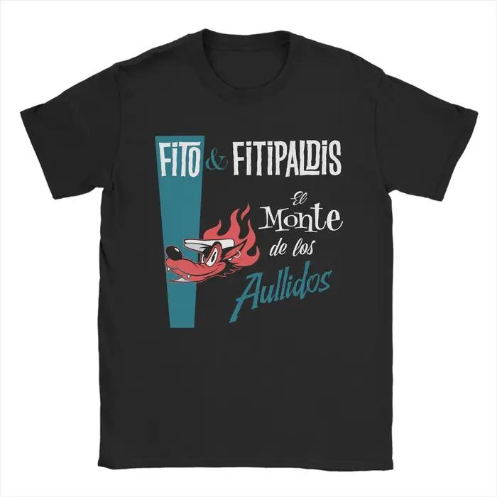T-shirts Fitos Fitipaldis Band Rock pour hommes, vêtements en coton, à la mode, à manches courtes, à