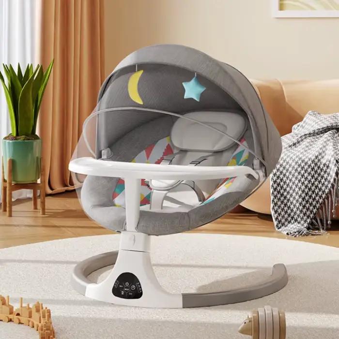Chaise à bascule électrique pour bébé, panier de couchage électrique, chaise à bascule intelligente