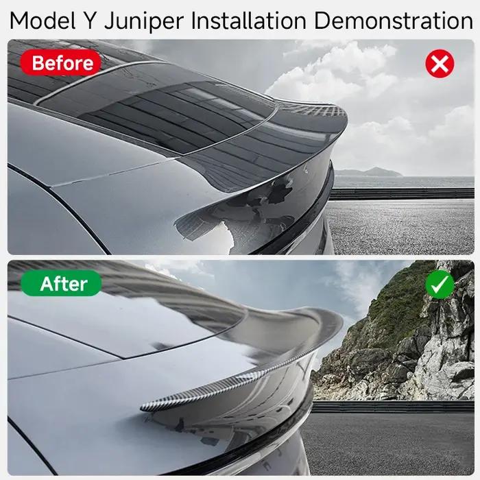 Aileron pour Tesla Model Y Juniper, accessoires d'aileron pour Tesla Model 3 Highland, accessoires 3