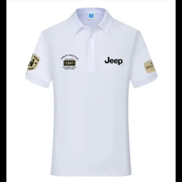 Nouveau t-shirt et polo en coton de haute qualité Jeep 2026, chemise décontractée à manches courtes