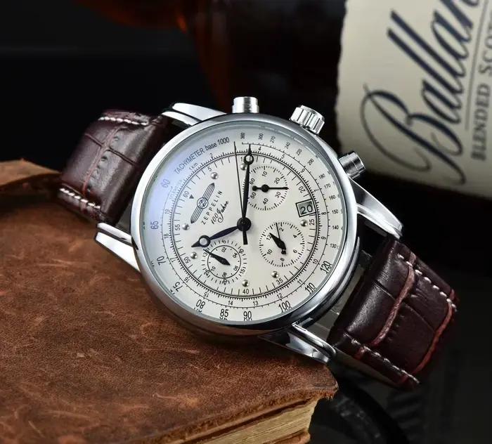 Nouveau Zeppelin Version dirigeable montre commémorative pour hommes rétro affaires loisirs montre p