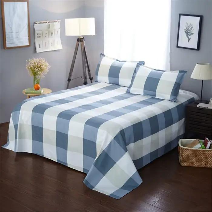 Drap de lit imprimé en polyester pour homme de chambre élégant et moderne pour intérieur et occasions spéciales
