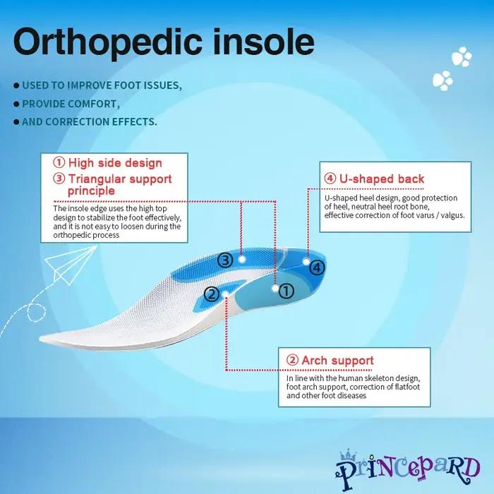 Princepard nouveautés sandales orthopédiques pour filles enfants chaussures de soutien de la voûte p