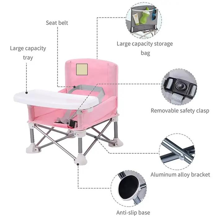 Fournitures de meubles pour bébé, siège rehausseur, chaise de salle à manger, Portable, pliable, voy