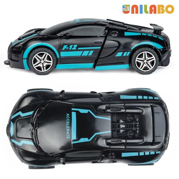Jouets de voiture de sport Robot Transformable, sans piles, cadeau éducatif pour enfants, modèle de