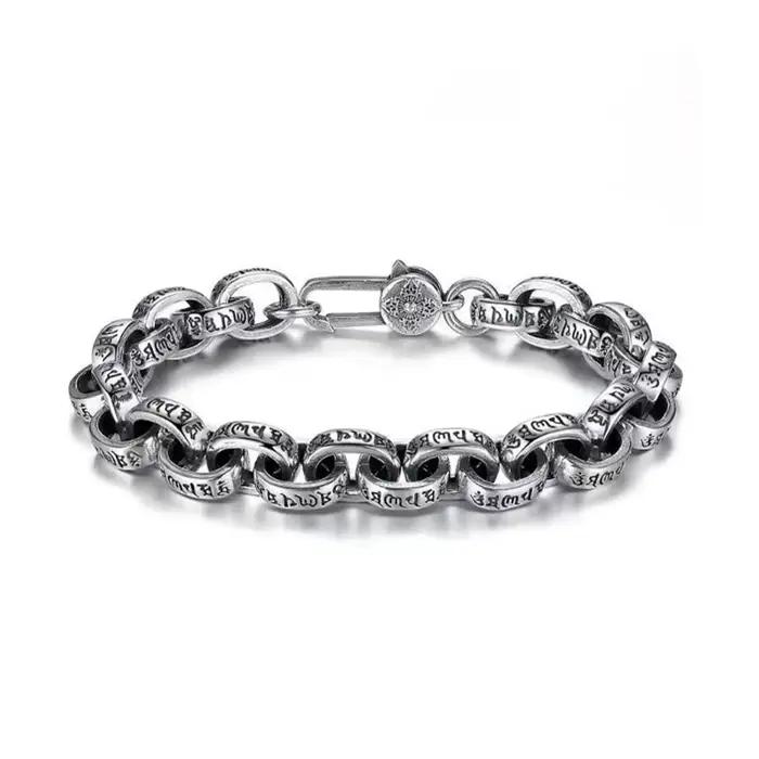 Bracelet Mantra à Six caractères en argent Sterling S925 pour hommes et femmes, haute qualité, prix