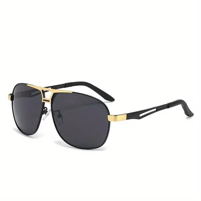 Lunettes De Soleil dégradées De mode pour hommes, grande monture, pilote, Design Anti-reflet, Lunett