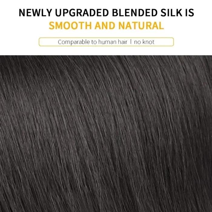 Faux Air frange cheveux Extension à clips cheveux synthétiques fausse frange naturel faux postiche f